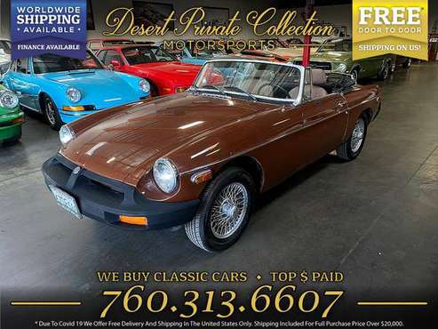 1980 MG B Roadster Convertible which won t last long for sale in Palm Desert, NY