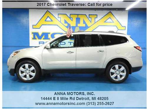 2017 CHEVROLET TRAVERSE LT, $599*DN AVAILABLE-APPLY ONLINE OR CALL... for sale in Detroit, MI