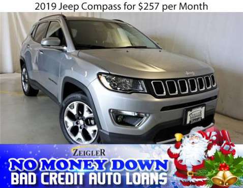$257/mo 2019 Jeep Compass Bad Credit & No Money Down OK - cars &... for sale in Clarendon Hills, IL