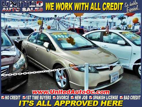 2007 Honda Civic EX Sedan - - by dealer - vehicle for sale in midway city, CA