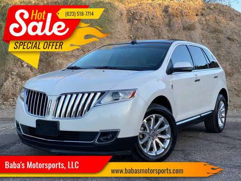 🔥2012 LINCOLN MKX 3.7L V6 PEARL WHITE COLOR PANORAMIC ROOF🔥 - cars &... for sale in Phoenix, AZ