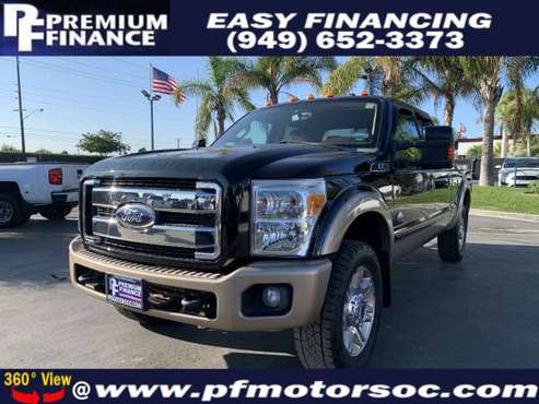 R4. 2012 FORD F250 KING RANCH DIESEL 4X4 BACKUP CAM CREW SUPER CLEAN... for sale in Stanton, CA