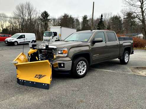 2014 GMC Sierra 1500 SLE Crew Cab with 2020 Fisher Plow INCLUDED! -... for sale in Farmingdale, ME