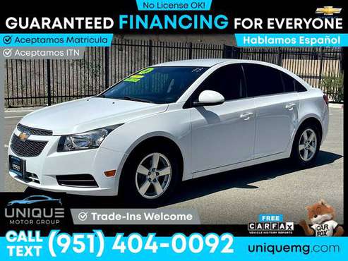 2014 Chevrolet Cruze ONLY 89K MILES! PRICED TO SELL! - cars & for sale in Corona, CA