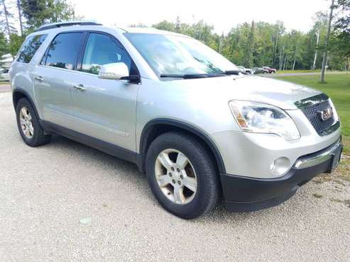 2007 GMC Acadia SLT - AWD, 3rd row, leather, dual sunroofs - cars &... for sale in Chassell, MI
