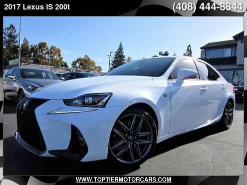 2017 Lexus IS 200t Base 4dr Sedan - cars & trucks - by dealer -... for sale in San Jose, CA