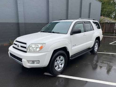 White 2004 Toyota 4Runner Sport Edition 4WD 4dr SUV Cruise Control for sale in Lynnwood, WA