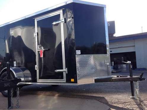 2019 Enclosed 5x10 V-Front Cargo Trailer with Ramp Door (80148) for sale in Wheat Ridge, CO