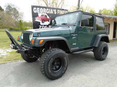 2001 Jeep Wrangler Sport Lifted 4 0 Automatic - - by for sale in Ringgold, TN