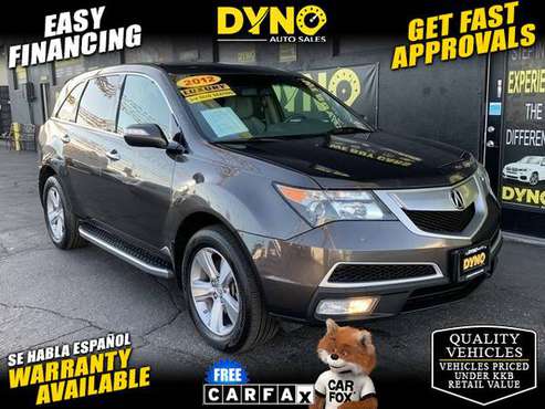 2012 Acura MDX 6-Spd AT w/Tech Package - cars & trucks - by dealer -... for sale in Bellflower, CA