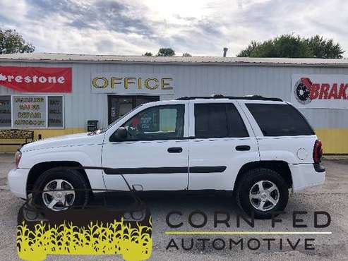 2005 CHEVROLET TRAILBLAZER LS+4X4+NEW BRAKES+FREE CARFAX+NO FEES for sale in CENTER POINT, IA