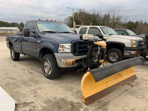 2006 Ford F-250 4x4 106k GAS WITH FISHER PLOW - cars & trucks - by... for sale in Salisbury, MA