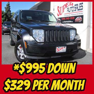 *$995 Down & *$329 Per Month on this 2011 JEEP LIBERTY SPORT for sale in Modesto, CA