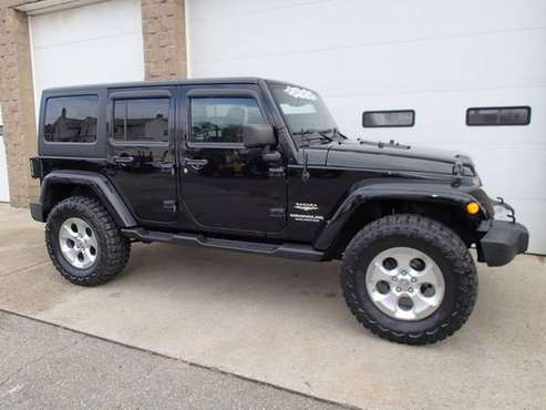 2013 Jeep Wrangler Unlimited, Sahara Edition, SkyJacker lift, - cars... for sale in Chicopee, CT