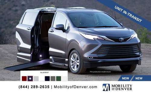 2021 Toyota Sienna LE AWD 8-Passenger BLUE for sale in Denver , CO