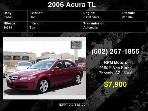 2006 Acura TL for sale in Phoenix, AZ