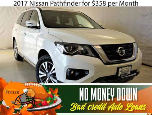 $358/mo 2017 Nissan Pathfinder Bad Credit & No Money Down OK - cars... for sale in Cicero, IL