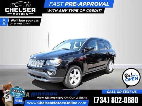 2014 Jeep *Compass* *Latitude* for ONLY $170/mo - cars & trucks - by... for sale in Chelsea, MI