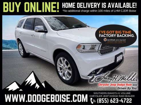 2018 Dodge Durango Citadel AWD LEATHER! MOON ROOF! LOW MILES! - cars for sale in Boise, ID