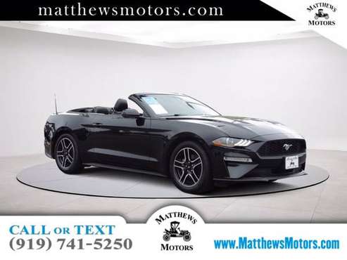 2020 Ford Mustang EcoBoost Premium Convertible - - by for sale in Clayton, NC