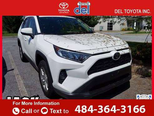 2019 Toyota RAV4 XLE hatchback Super White - - by for sale in Thorndale, PA