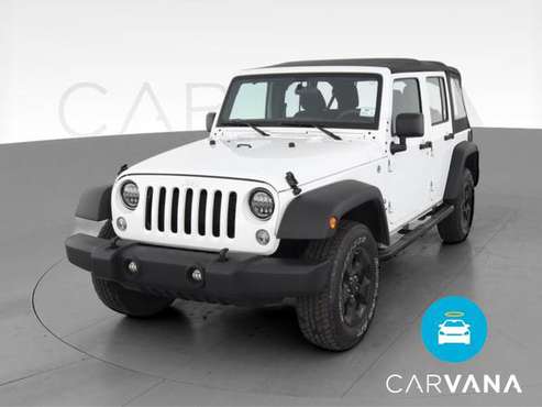 2017 Jeep Wrangler Unlimited Sport SUV 4D suv White - FINANCE ONLINE... for sale in Tyler, TX