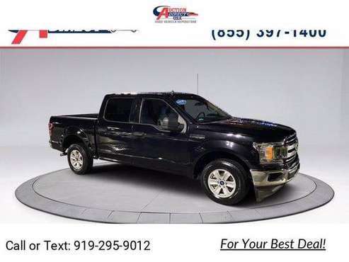 2019 Ford F150 XLT pickup Black - cars & trucks - by dealer -... for sale in Raleigh, NC