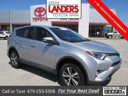 2018 Toyota RAV4 XLE suv Silver - - by dealer for sale in ROGERS, AR
