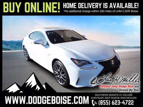 2015 Lexus Rc 350 Coupe AWD F Sporty! Loaded! Only 58K!!! - cars &... for sale in Boise, ID
