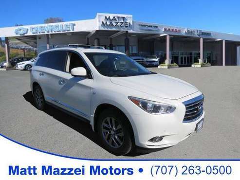 2015 INFINITI QX60 SUV Base (Majestic White) - - by for sale in Lakeport, CA