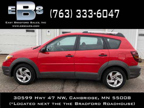 2003 Pontiac Vibe Fwd 4dr Wagon - cars & trucks - by dealer -... for sale in Cambridge (Bradford), MN, MN