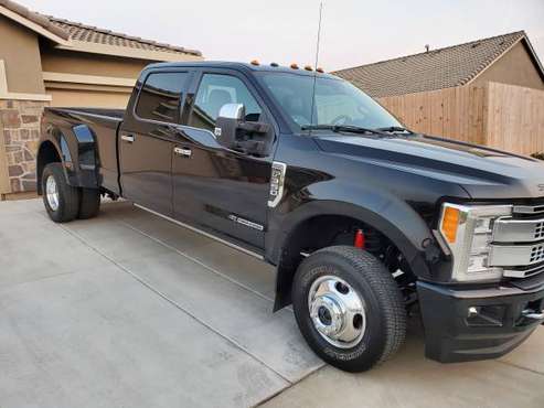 2017 Ford F350 DRW Platinum -Lowered - cars & trucks - by owner -... for sale in Visalia, CA