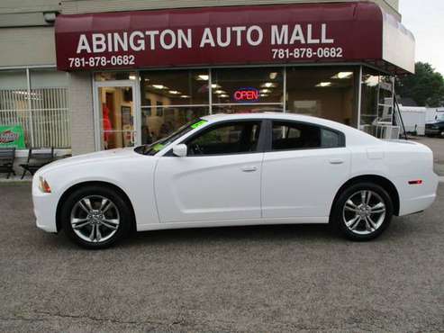 2013 *Dodge* *Charger* *SXT* Bright White for sale in Abington, MA