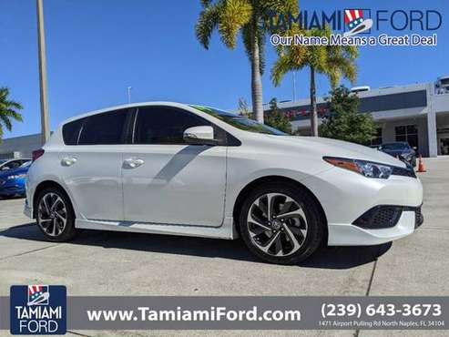2018 Toyota Corolla iM Blizzard Pearl Call Today**BIG SAVINGS** -... for sale in Naples, FL