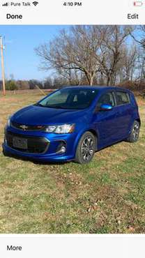2017 chevy sonic RS low mileage clean - cars & trucks - by dealer -... for sale in Mammoth Spring, AR