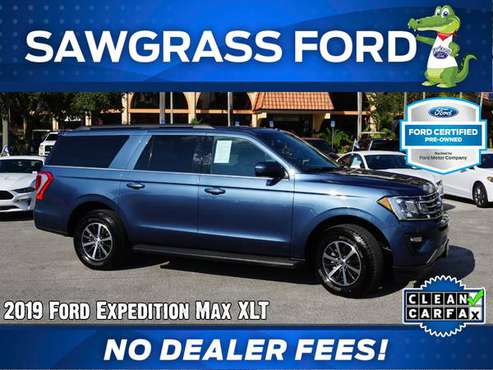 2019 Ford Expedition Max XLT - Stock # 99793L Financing available -... for sale in Sunrise, FL