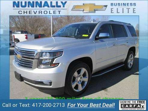 2020 Chevy Chevrolet Tahoe Premier suv Silver Ice Metallic - cars & for sale in Bentonville, MO