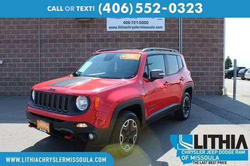 2015 Jeep Renegade 4WD 4dr Trailhawk SUV Renegade Jeep for sale in Missoula, MT