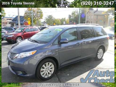 2016 Toyota Sienna LE 7 Passenger AWD 4dr Mini Van with for sale in Appleton, WI