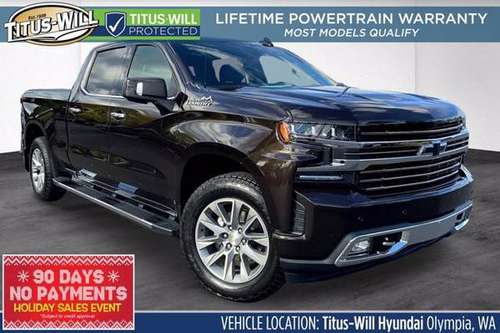 2019 Chevrolet Silverado 1500 4x4 4WD Chevy Truck High Country Crew... for sale in Olympia, WA