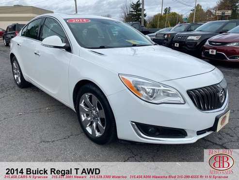 2014 BUICK REGAL T AWD! HEATED LEATHER! SUNROOF! TOUCH SCREEN! BACK... for sale in N SYRACUSE, NY