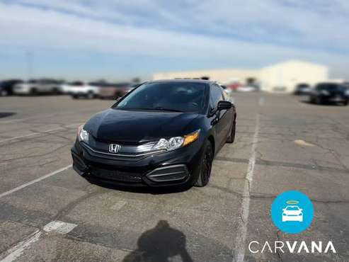 2014 Honda Civic LX Coupe 2D coupe Black - FINANCE ONLINE - cars &... for sale in Long Beach, CA