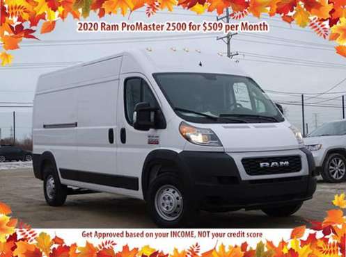 Get a 2020 Ram ProMaster 2500 for $509/mo BAD CREDIT NO PROBLEM -... for sale in Chicago, IL
