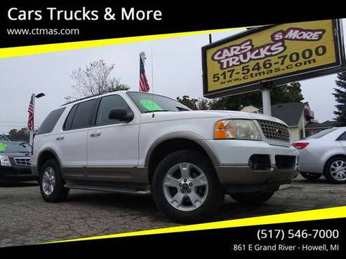 Great Winter Driver ! 2004 Ford Explorer Eddie Bauer 4WD - 131k miles, for sale in Howell, MI