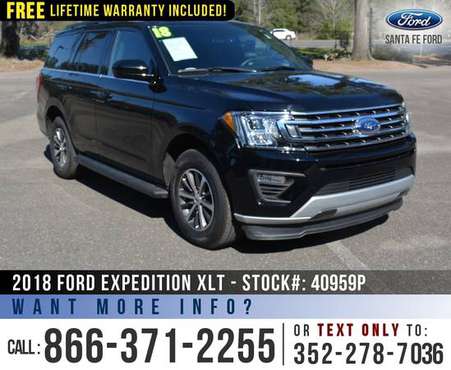18 Ford Expedition XLT Running Boards, SiriusXM, Leather for sale in Alachua, FL