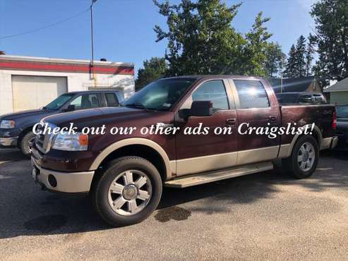 2008 Ford F-150 4x4 King Ranch - cars & trucks - by dealer - vehicle... for sale in Bemidji, MN