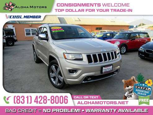 2014 Jeep Grand Cherokee Overland FOR ONLY $453/mo! - cars & trucks... for sale in Santa Cruz, CA