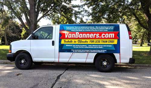 Wraps are tacky... Advertise with a VanBanner and beat the Wrap...... for sale in tampa bay, FL
