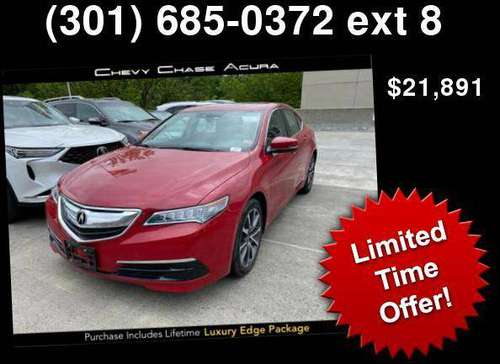 2017 Acura TLX V6 w/Tech Call Today for the Absolute Best Deal for sale in Bethesda, District Of Columbia