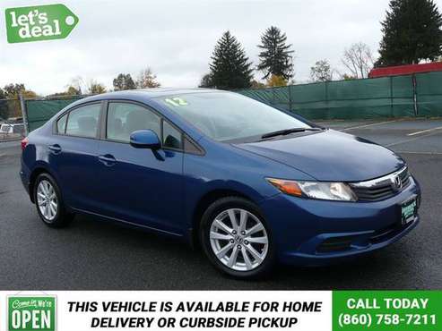 2012 *Honda* *Civic Sedan* *4dr Automatic EX* - cars & trucks - by... for sale in East Windsor, MA